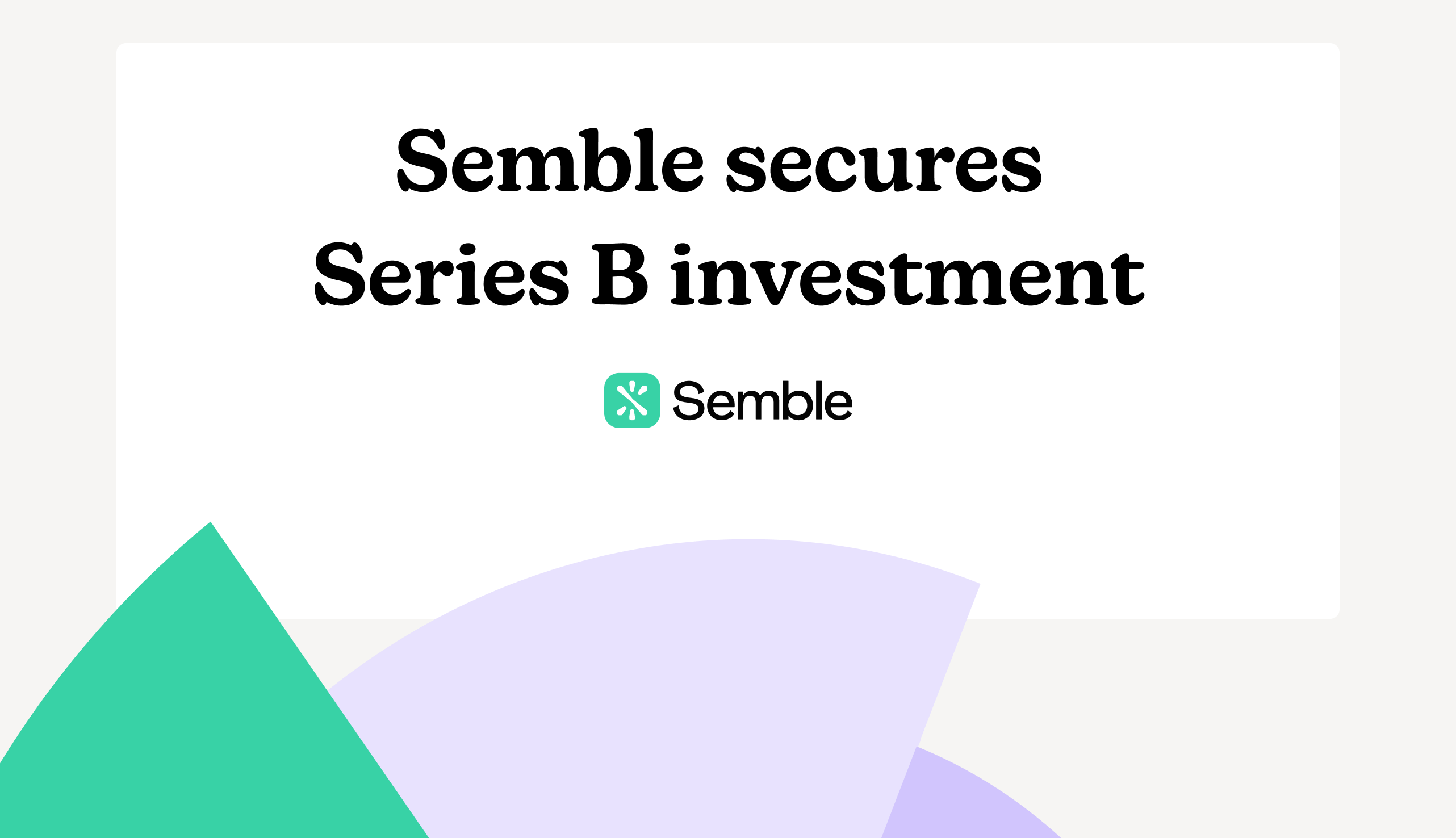 A new chapter at Semble: Accelerating innovation with new funding